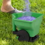 Sjlerst - epandeur manuel de graines, pandeur de jardin de sel d'engrais portatif lger avec une capacit ...