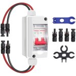 Sjlerst - interrupteur de dconnexion pv dc 20 a 500 v, mcb 2p commutateur d'air de commutation de de ...