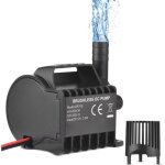 Sjlerst pompe � eau submersible �lectrique 12 v 330 l / h, petite pompe de fontaine avec cordon de 50 ...