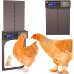 Porte automatique poulailler, porte poulailler automatique avec Écran lcd programmable Étanche, idéale ... Porte automatique poulailler, porte poulailler automatique avec Écran lcd programmable Étanche, idéale ...