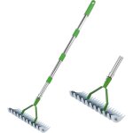 Sjlerst - rateau scarificateur, scarificateur manuel, scarificateur gazon manuel avec manche 170 cm, ...