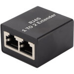 Rpartiteur ethernet adaptateur de connecteur rseau rj45 rpartiteur d'extension de prise ethernet rpartiteu ...