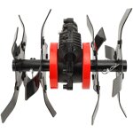 Sjlerst - roue � outils de cultivateur rotatif, accessoire universel de tondeuse � gazon en alliage, ...