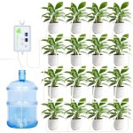 Sjlerst - systme d'arrosage automatique d'intrieur pour 16 plantes en pot, 100 modes arrosage kit d'irrigati ...
