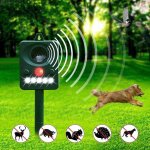 Sjqka - 1 r�pulsif solaire, aliment� par l'�nergie solaire / chargement usb, repousse les chiens et les ...
