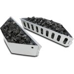 Lot de 2 supports de panier de barbecue au charbon de bois de 38, 1 x 12, 7 cm pour barbecues weber de ...