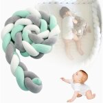 3m oreiller pour bb, 3 brins tour de lit tresse, oreiller de soutien oreiller anti tte plate matelas ...