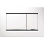 Sjqka - pour geberit sigma30 - plaque de commande sigma30, blanc / chrome 115. 883. kj. 1