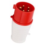 Prise d'alimentation industrielle, 32a 220 - 380v / 240 - 415v prise étanche antidéflagrante 5 broches ... Prise d'alimentation industrielle, 32a 220 - 380v / 240 - 415v prise étanche antidéflagrante 5 broches ...