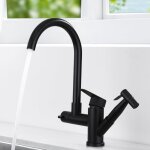 Sjqka - robinet cuisine avec pistolet  peinture extractible pivotant  360 mitigeur cuisine mitigeur ...