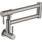 Sjqka - robinet de cuisine pliable, robinet d'�vier mural, robinet m�langeur d'eau froide rotatif � 360 ...