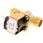 Vanne de commutation de dbit d'entre d'eau, vanne d'arrt d'eau lectrique, 1 / 2  dc 12v lectrovanne ...