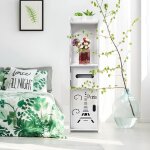 Armoire de salle de bain, meuble toilette wc rangement meuble salle de bain colonne etagre salle de ...