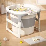 Skecten - baignoire large pour nouveau - n�, b�b�, enfant, adulte, dans la douche ou en plein air - gris ...