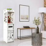 Skecten - meuble armoire colonne de salle de bain, meuble de rangement en bois pour salle et buanderies ...