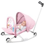 Transat / poussette bb 2 en 1, avec arche de jeux et ttire, dossier rglable sur 3 positions, 4 rglages ...