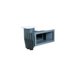 Hayward - skimmer premium 3119 grande meurtrière - piscine béton / liner - gris anthracite Hayward - skimmer premium 3119 grande meurtrière - piscine béton / liner - gris anthracite