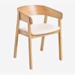 Sklum - chaise de salle � manger en bois olsen