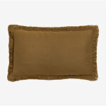 Sklum - coussin rectangulaire en coton (30x50 cm) soncey marron sable