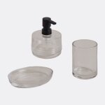 Sklum - set de salle de bain en verre ituer transparent
