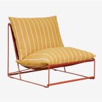 Sklum - fauteuil de jardin amaro jaune miel - rouge argile Sklum - fauteuil de jardin amaro jaune miel - rouge argile