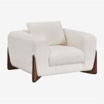 Sklum - fauteuil en peau laine grevena