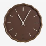 Sklum - horloge murale en mdf �35 cm tovarx marron chocolat