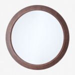Sklum - miroir mural rond en bois de chêne (Ø75 cm) ozande Sklum - miroir mural rond en bois de chêne (Ø75 cm) ozande