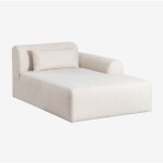 Module mridienne droite pour canap modulable en peau laine borjan sklum