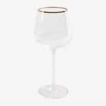 Sklum - pack de 4 verres  vin rouge en verre 40 cl olaya