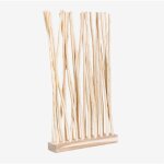 Sklum - paravent en bois de teck narel marron bois naturel Sklum - paravent en bois de teck narel marron bois naturel