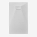 Sklum - receveur de douche rectangulaire soho en r�sine smc extra - plat, antid�rapant blanc 140 x 90 ...