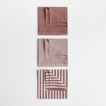 Sklum - ensemble de 3 torchons en coton anellia c�dre rouge