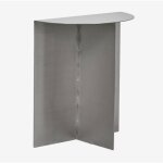 Sklum - table d'appoint 40x20 cm en acier inoxydable nadina ?45 cm Sklum - table d'appoint 40x20 cm en acier inoxydable nadina ?45 cm