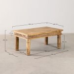 Sklum - table basse en bois de manguier taraz 100 x 60 cm