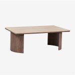 Table basse rectangulaire 110x70 cm en travertin et bois d'acacia casilda sklum travertine Table basse rectangulaire 110x70 cm en travertin et bois d'acacia casilda sklum travertine