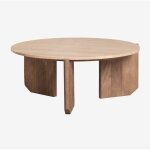 Sklum - table basse ronde lavinia en pierre naturelle et bois de manguier Ø70 cm Sklum - table basse ronde lavinia en pierre naturelle et bois de manguier Ø70 cm