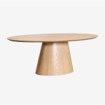 Sklum - table � manger ovale en bois (220x120 cm) aura