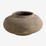 Sklum - vase ?15 cm en terre cuite d'agnon marron pierre