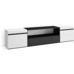 Skraut home - meuble tv, banc tl, grand espace de rangement, 200x45x35cm, pour les tv jusqu' 80 , ...