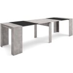 Skraut home - table console extensible, console meuble, 300, pour 14 personnes, table  manger, style ...