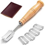 Slashing outil, lame � pain, lame pour p�te, manche en bois couteau a pain, bread lame, lame boulanger, ...