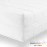 Matelas 180x200, matelas ergonomique en mousse froide 7 zones h3 h2, confortable et indformable
