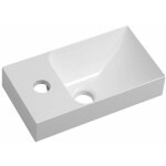 Sapho - small - lave - mains piccolino 308x170 mm, sans trop - plein, trou de robinetterie  gauche, ...