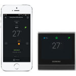Rds110 thermostat ambiance intelligent connect pour radiateurs et chaudires individuelles siemens