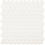 Carrelage adhsif mural x4, 22. 78 x 22. 73cm smart tiles penny romy blanc, sticker tuile effet cramique ...