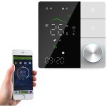 Smart wifi bouton thermostat smart life app eau gaz chaudire chauffage tlcommande compatible avec ...