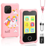 Smartphone factice pour enfants, jouet pour filles de 3 � 4 ans, appareil photo avec carte sd de 32 go. ...