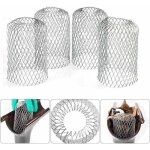 Snq - lot de 4 grilles de filtre en aluminium pour goutti�re protection de goutti�re pour goutti�re protection ...