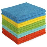 Snq - lot de 5 chiffon, microfibre et lingette, torchons lavette microfibre m�nage plus doux, plus absorbants, ...